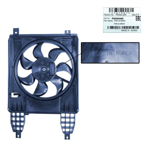 Imagen 8 de 10 de Electroventilador Aveo Speed 2012 2013 2014 Original