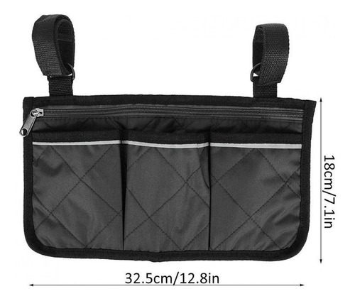 Bolsa Multifuncional P/reposabrazos De Silla D/ruedas, 1 Pza