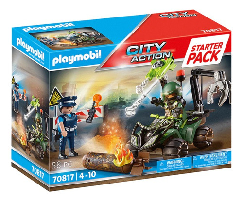 Playmobil City Action Starter Pack Policía 70817
