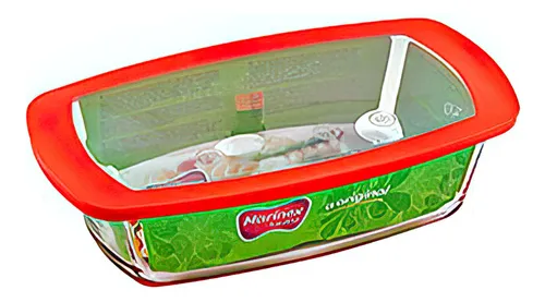 Budinera Molde Rectangular Pan Vidrio Templado Marinex 1,5lt