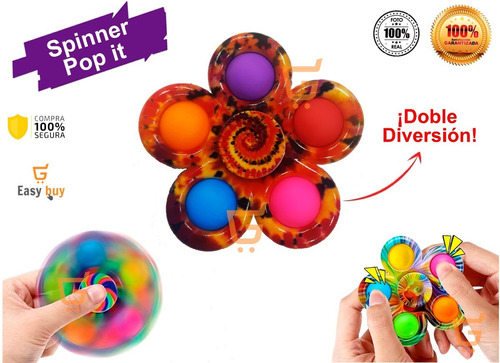 Push Pop It Juguete Sensorial Doble Bubble Fidget Toy