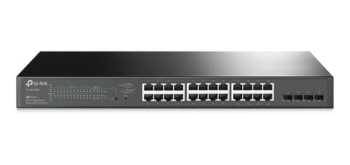 Switch Tp Link 24 Puertos Poe+ 250w Gigabit Y 4 Sfp