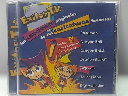 Cd Exitos T.v Las Canciones Originales De Tus Caricaturas Fa