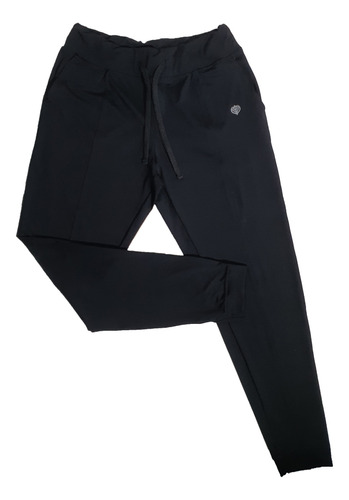 Pantalon Team Gear Running  Mujer Gym Pro Dama Neg Ras