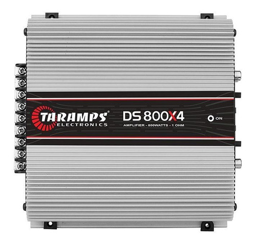 Amplificador Taramps Ds800 800w Rms 4 Canais 1 Ohm Som Carro