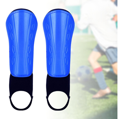2 Par De Espinilleras De Fútbol Para Niños Y Azul Júnior
