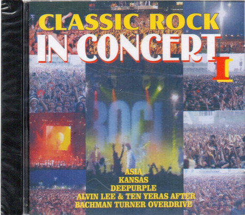 Cd Classic Rock In Concert 1 - Asia - Kansas - Bto - América