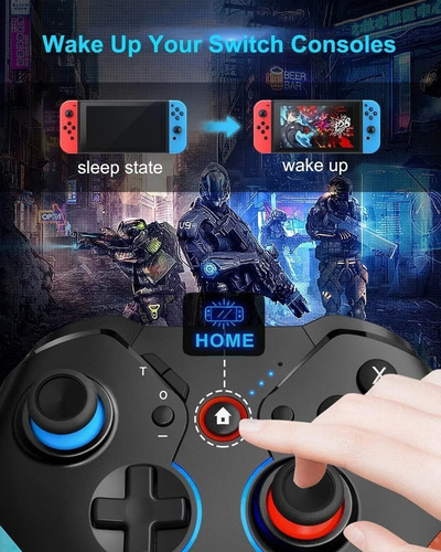 Imagen 9 de 10 de Joystick Para Nintendo Switch Inalámbrico Pc Android Ios