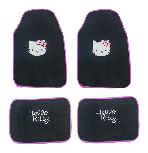 Kit 4 Tapetes Hello Kitty Rosa Honda Accord Sedan 2.4 2010