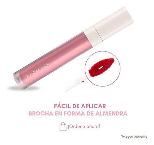 Labial Líquido Mate Farmasi - Larga Duración Y Color Intenso 15 Baby Doll