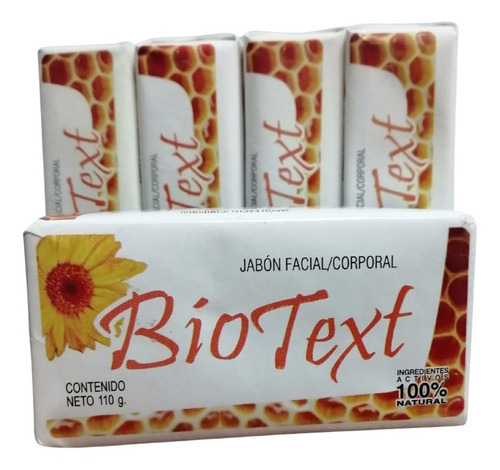 Jabón Natural Homeopático Para La Piel - Biotext - Pronathom