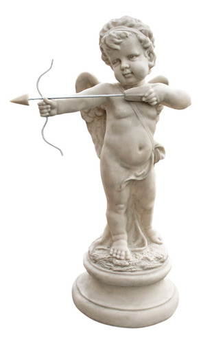 Oscano Cupido's Mensaje Amor Estatua Piedra Antigua