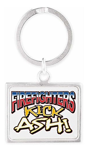 Landscape Keychain Firefighters Kick Ash Exclamation