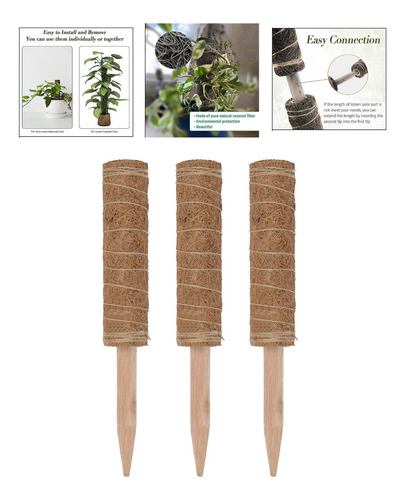 3x Varillas De Soporte De Escalada De Extensión De Planta