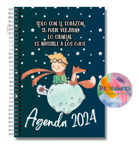 Agenda 2024 - Planificador Principito - Planner. 2024