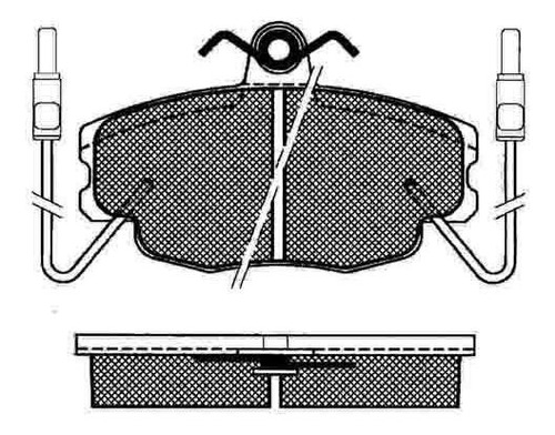 Pastilla De Freno Peugeot 205 Gti 90/94 Delantera