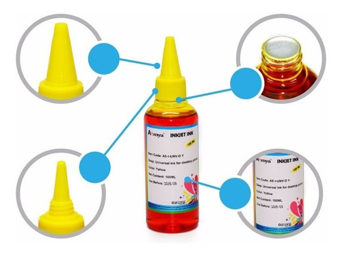 Imagen 2 de 6 de 4 Tintas De 100ml Para Impresoras Brother La Mejor Calidad