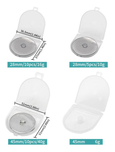 Yz 10 Piezas De Accesorios De De Corte, De Repuesto 4,5 Cm
