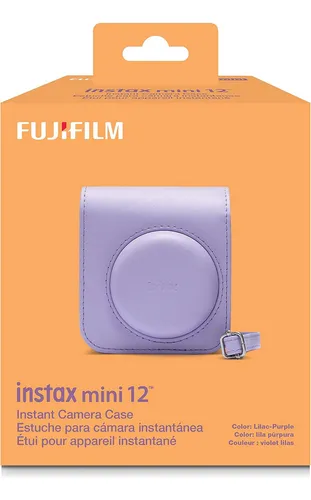 Funda Para Fujifilm Instax Mini 12 Purpura Compacta Durable