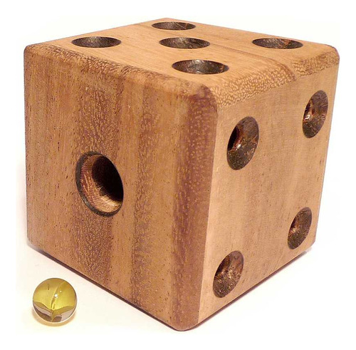 Logica Giochi Dado Labirinto 3d Puzzle Madera Dif. Extrema
