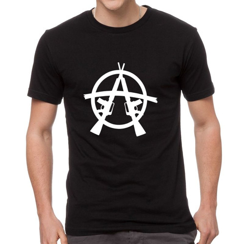 Remera De Hombre Armas Anarquia Rifles M32