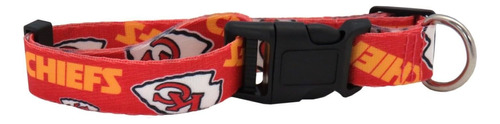 Collar Mascotas De Kansas City Chiefs De Nfl, Color Del...