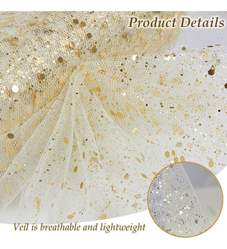Rollo Tul Diamantado 15 Cm X 9.14 Metros Various Colors