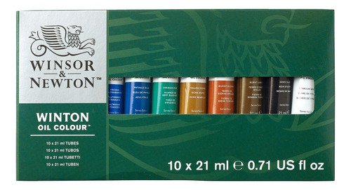 Winsor And Newton Caja De Óleos 21mm X 10 Tubos