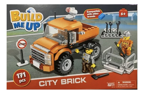 Camión De Construcción De Bloques Para Armar 171 Build Me Up