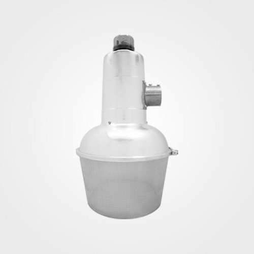 Luminaria Suburbana Balastro Aluminio Anodizado Con Base Par Plateado