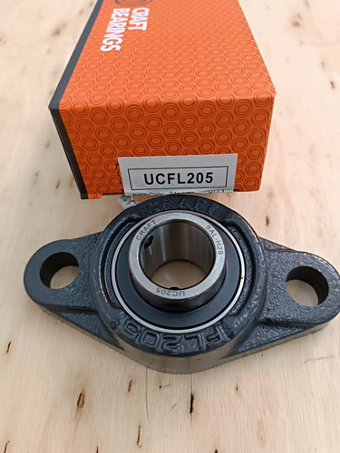 Chumacera Flange 2 Huecos De 30mm Ucfl205 Craft