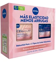 Comprar Crema Pack Rutina Nivea Cellular Elasticidad Anti-Arrugas Día 50ml + Noche 50ml Nivea Cellular Filler para todo tipo de piel de 50mL