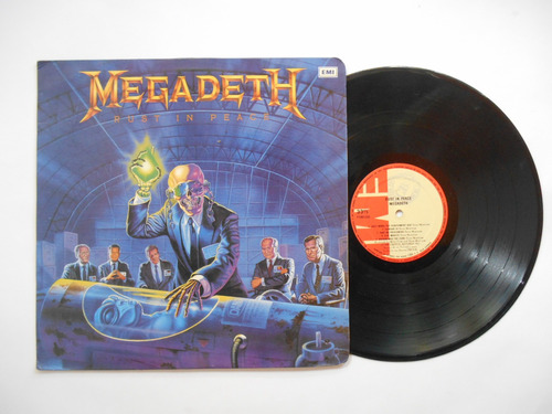 Megadeth Rust In Peace Vinilo Promocional Edic Colombia 1990