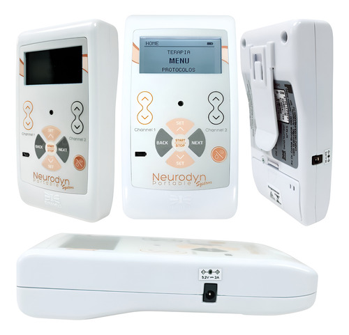 Neurodyn Portátil System Ibramed Maleta Gel Eletrodos Faixas