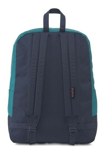 Mochila de bolso quadriculada verde Jansport Black Label