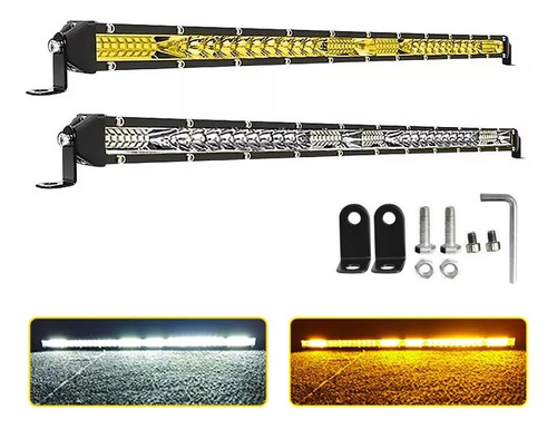 Barra De Luz Led Super Slim Super Brillante De 22 Pulgadas L