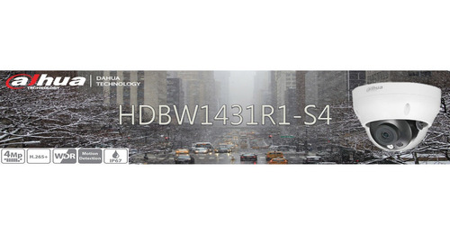Dahua Ipc-hdpw1431r1-s4 Camara Ip Domo 4mp Ir 30m Ip67 Poe
