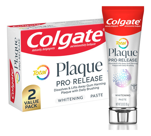 Colgate Total Plaque Pro Release Pasta De Dientes Blanqueado