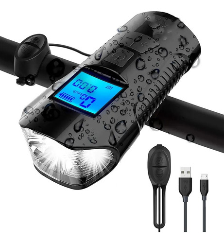 Luz Delantera 1000 Lumen / 4 Modos Para Bicicleta - Blackbox