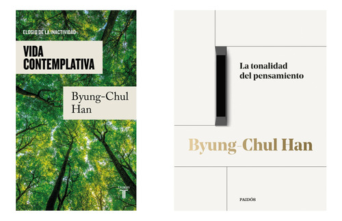 Vida Contemplativa + Totalidad - Byung Chul Han - 2 Libros