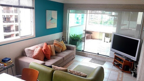 Imagem 5 de 30 de Cobertura Com 3 Dormitórios À Venda, 200 M² Por R$ 640.000,00 - Balneário Cidade Atlântica - Guarujá/sp - Co0257