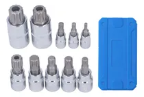 Comprar Conjunto De Soquetes Spline Bit, 10 Peças Quadradas Triplas,