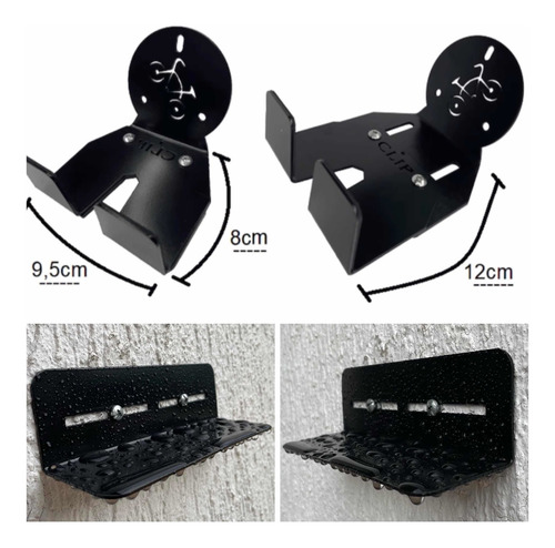 Imagem 4 de 10 de Suporte De Parede Para Bicicletas, Perfeito P/ Pedal De Clip