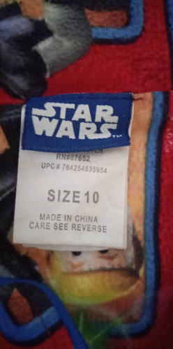 Camisa Pijama Original Lego Star Wars Talla 10