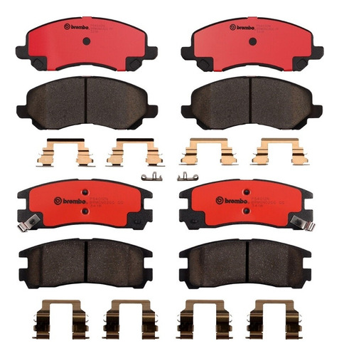 Set Balatas Cerámicas Del Y Tras Brembo Stratus 2001