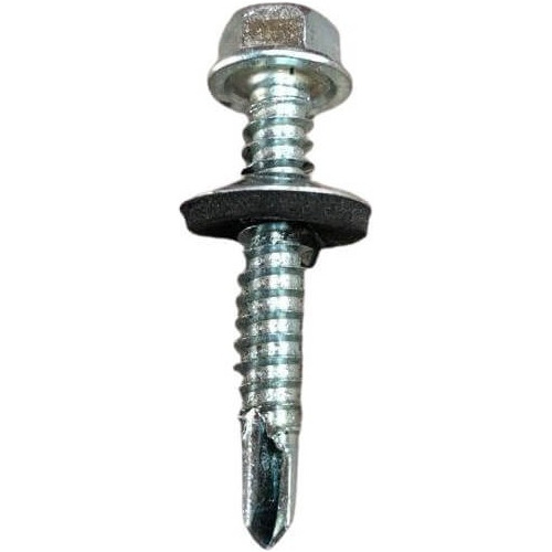 Tornillo Autotaladrante 14 X 1 1/2 Con Arandela X 100