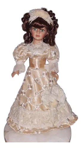 Bella Muñeca De Porcelana (Usado)