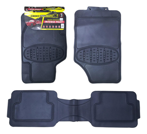 Tapete Para Auto Pvc Tkc T/pesado X3 Negro Tk60048273ng