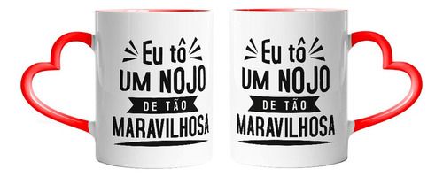 Caneca Coração Presente Frase Um Dia De Cada Vez Motivação