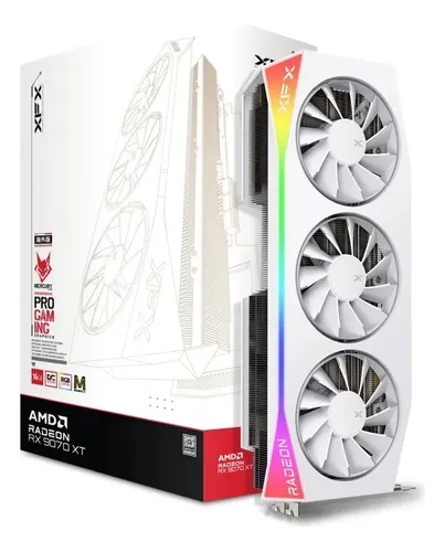 新品 XFX Swift AMD Radeon RX 9070 XT Placa De Vídeo Xfx Swift Amd Radeon Rx 9070 Xt 16gb Gddr6